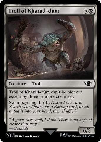 Image for Troll of Khazad-dum (111) [Universes Beyond: The Lord of the Rings: Tales of Middle-earth]
