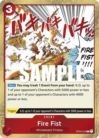 Fire Fist (OP03-018) (OP03)