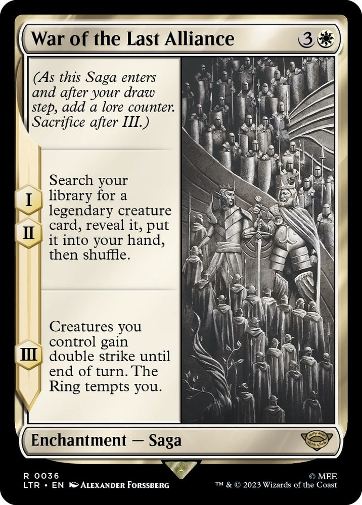 Image for War of the Last Alliance (36) [Universes Beyond: The Lord of the Rings: Tales of Middle-earth]