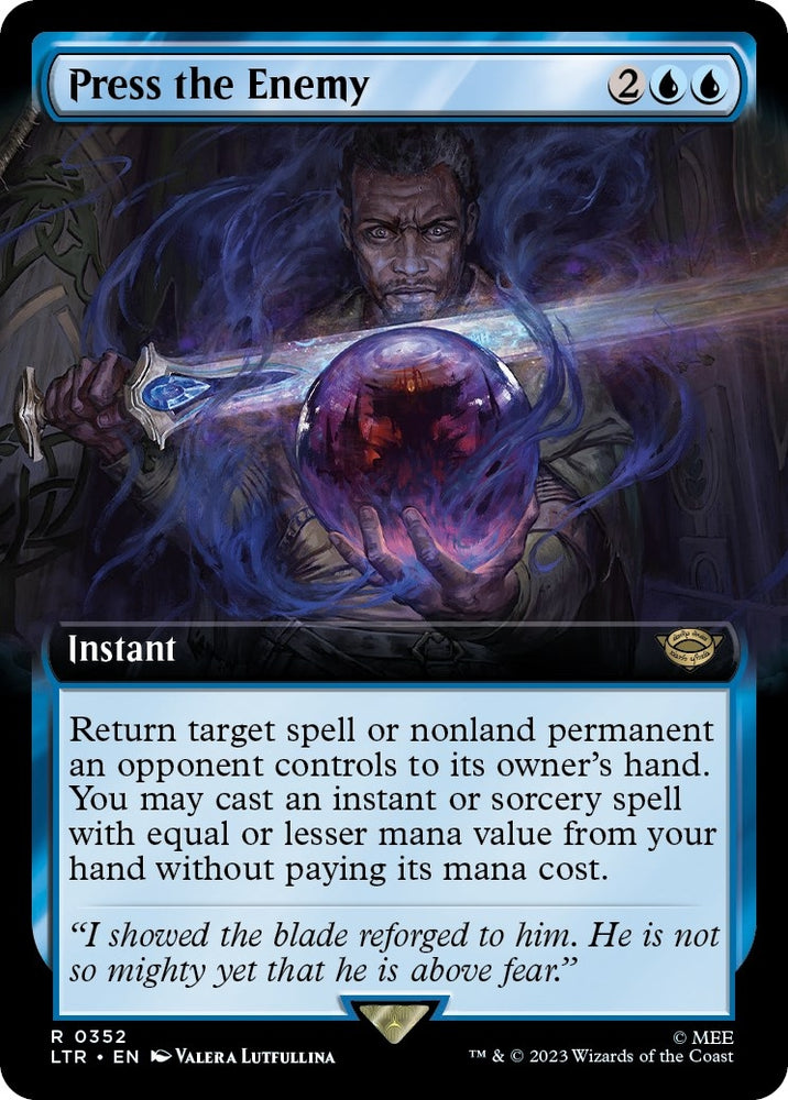 Image for Press the Enemy (Extended Art) (352) [Universes Beyond: The Lord of the Rings: Tales of Middle-earth]