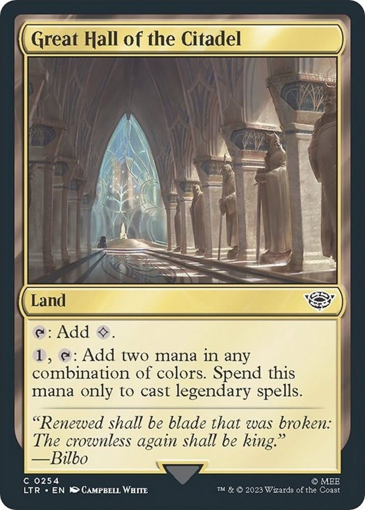 Image for Great Hall of the Citadel (254) [Universes Beyond: The Lord of the Rings: Tales of Middle-earth]