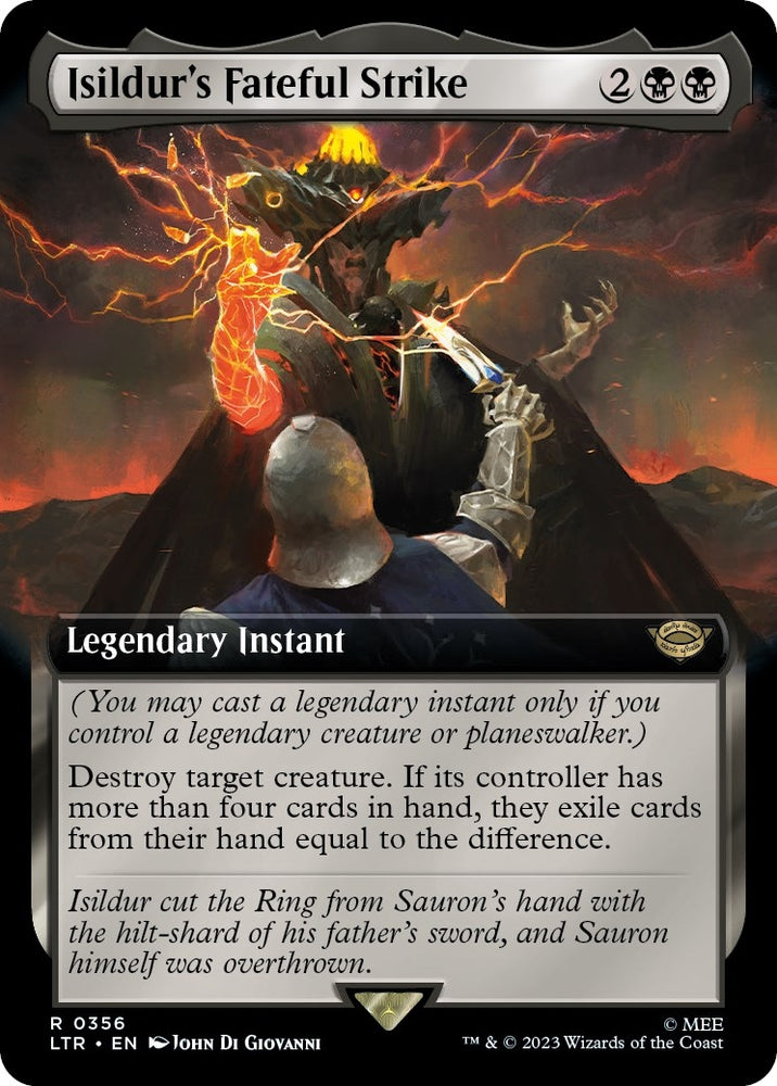 Image for Isildur's Fateful Strike (Extended Art) (356) [Universes Beyond: The Lord of the Rings: Tales of Middle-earth]