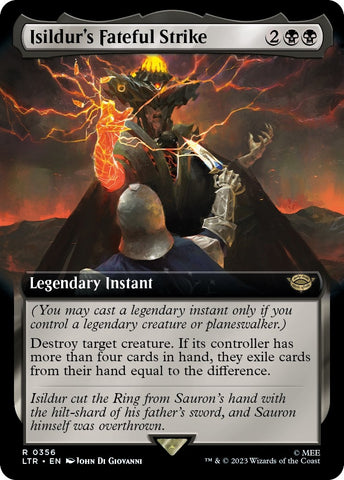 Image for Isildur's Fateful Strike (Extended Art) (356) [Universes Beyond: The Lord of the Rings: Tales of Middle-earth]