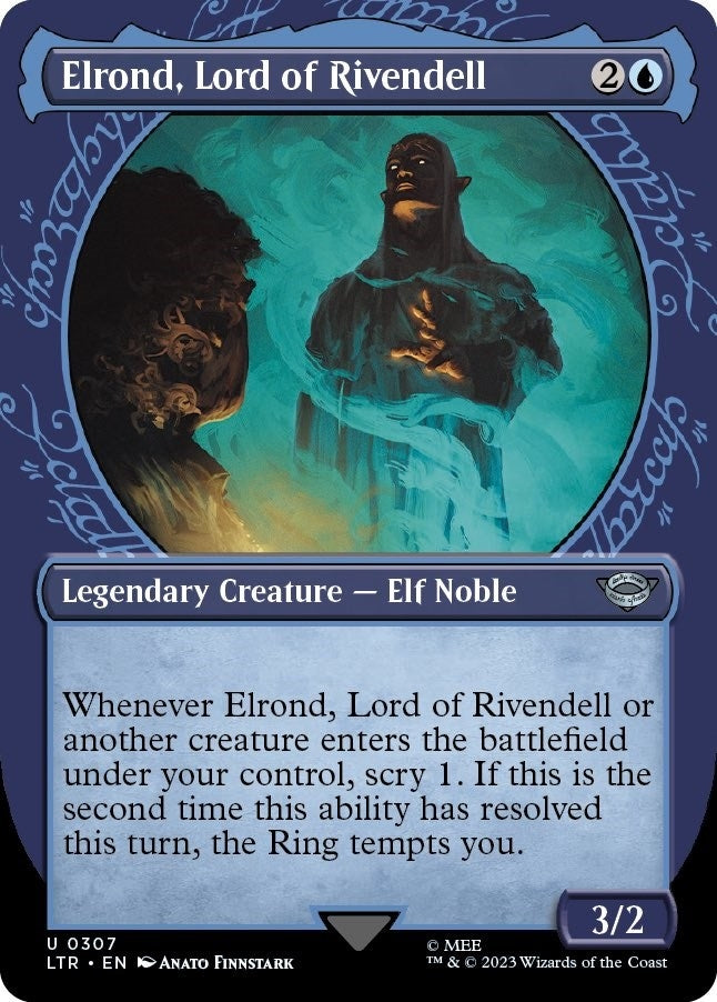 Image for Elrond, Lord of Rivendell (Showcase) (307) [Universes Beyond: The Lord of the Rings: Tales of Middle-earth]