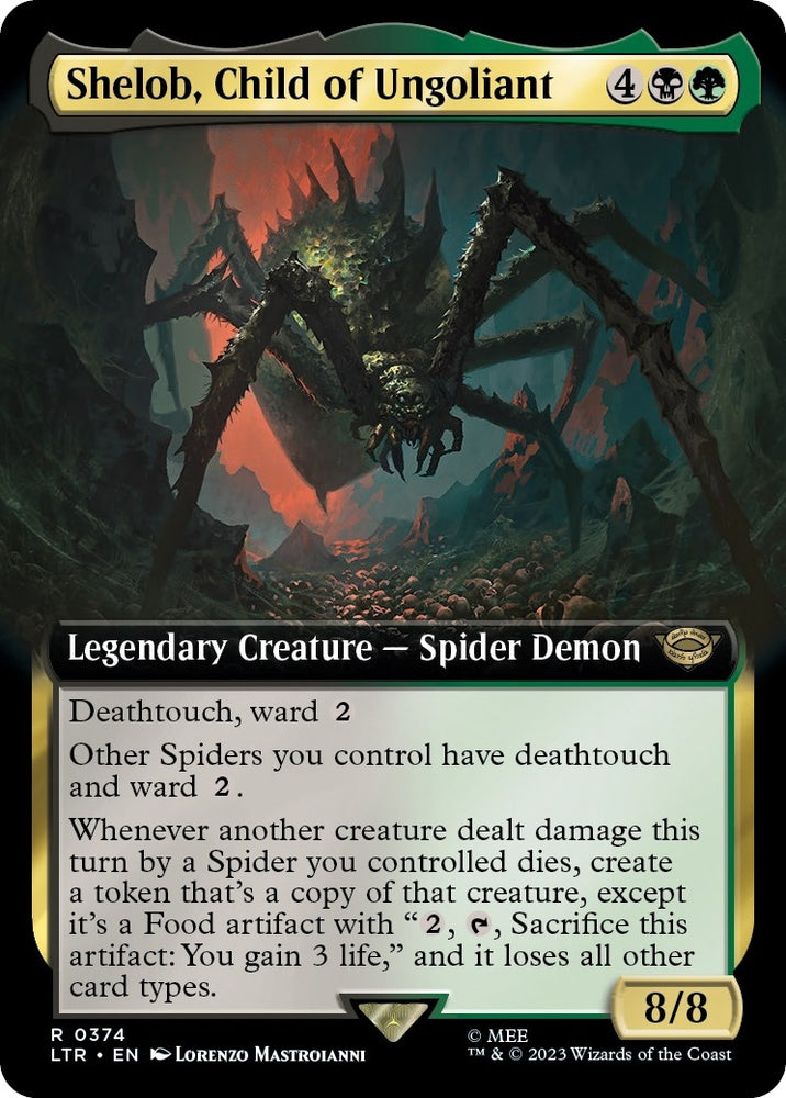 Image for Shelob, Child of Ungoliant (Extended Art) (374) [Universes Beyond: The Lord of the Rings: Tales of Middle-earth]