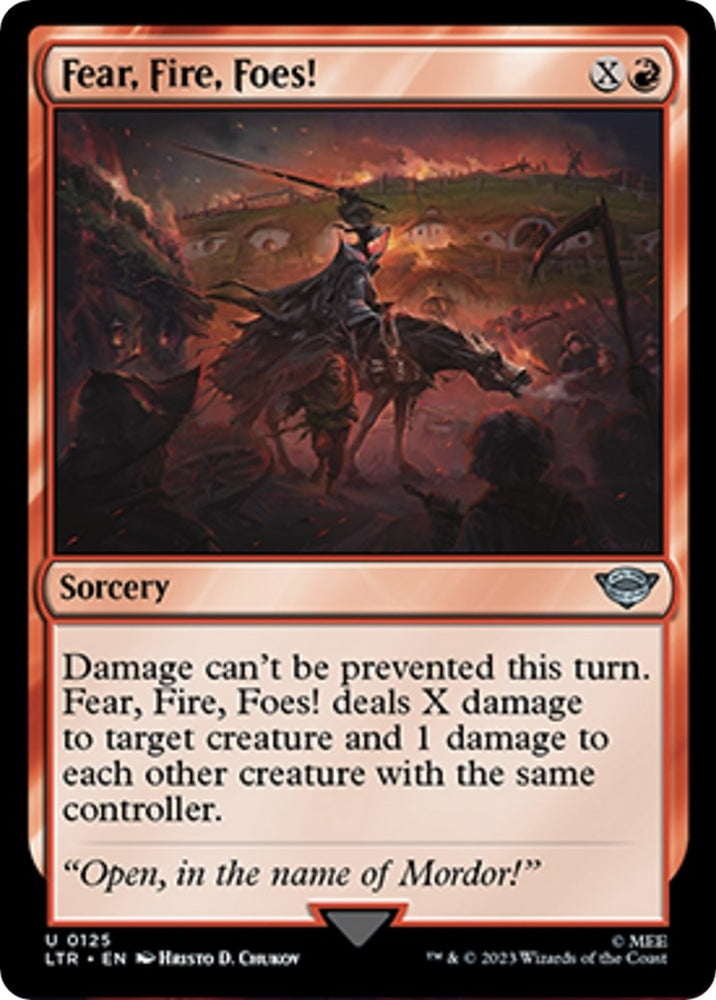 Image for Fear, Fire, Foes! (125) [Universes Beyond: The Lord of the Rings: Tales of Middle-earth]