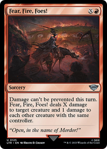 Image for Fear, Fire, Foes! (125) [Universes Beyond: The Lord of the Rings: Tales of Middle-earth]