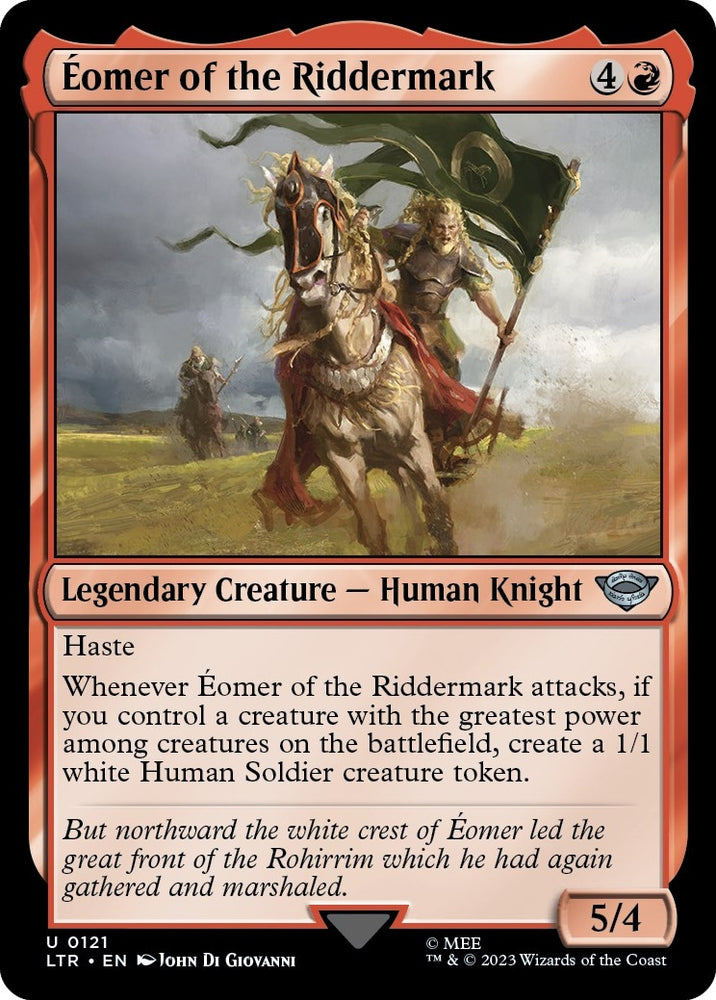 Image for Eomer of the Riddermark (121) [Universes Beyond: The Lord of the Rings: Tales of Middle-earth]