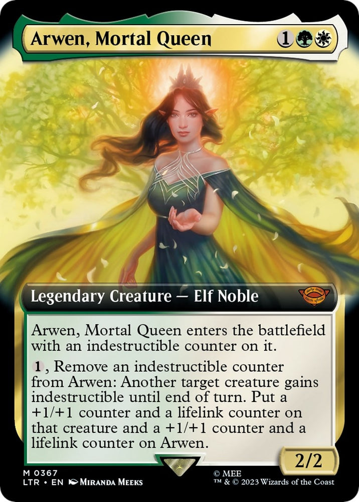 Image for Arwen, Mortal Queen (Extended Art) (367) [Universes Beyond: The Lord of the Rings: Tales of Middle-earth]