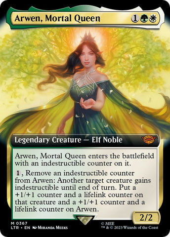 Image for Arwen, Mortal Queen (Extended Art) (367) [Universes Beyond: The Lord of the Rings: Tales of Middle-earth]