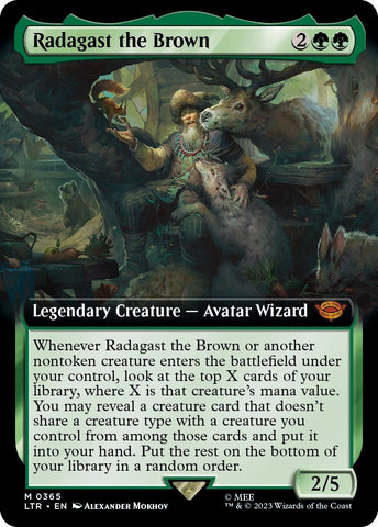 Image for Radagast the Brown (Extended Art) (365) [Universes Beyond: The Lord of the Rings: Tales of Middle-earth]