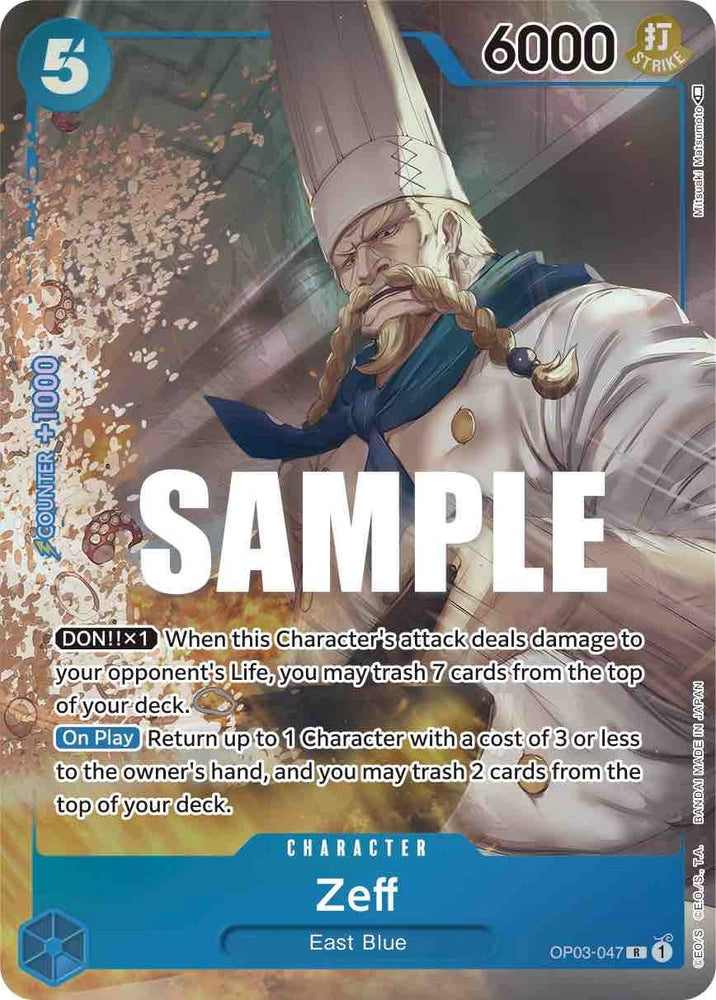 Image for Zeff (Alternate Art) (OP03-047) - One Piece Card Game