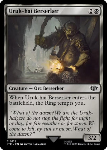 Image for Uruk-hai Berserker (112) [Universes Beyond: The Lord of the Rings: Tales of Middle-earth]