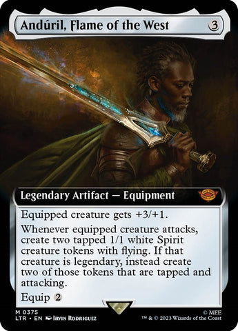 Image for Anduril, Flame of the West (Extended Art) (375) [Universes Beyond: The Lord of the Rings: Tales of Middle-earth]