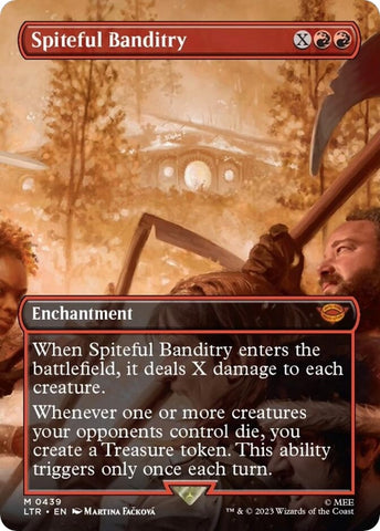 Image for Spiteful Banditry (Borderless) (439) [Universes Beyond: The Lord of the Rings: Tales of Middle-earth]