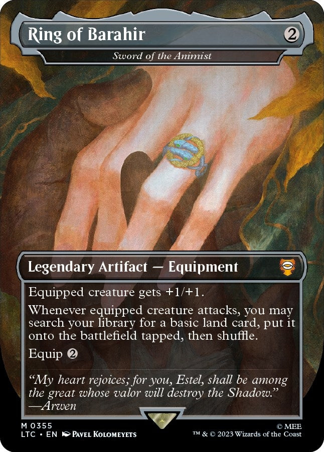 Image for Ring of Barahir - Sword of the Animist (355) [Commander: The Lord of the Rings: Tales of Middle-earth]