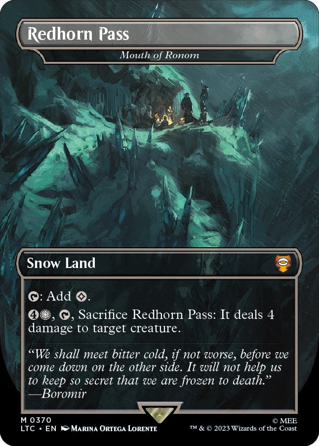 Image for Redhorn Pass - Mouth of Ronom (370) [Commander: The Lord of the Rings: Tales of Middle-earth]