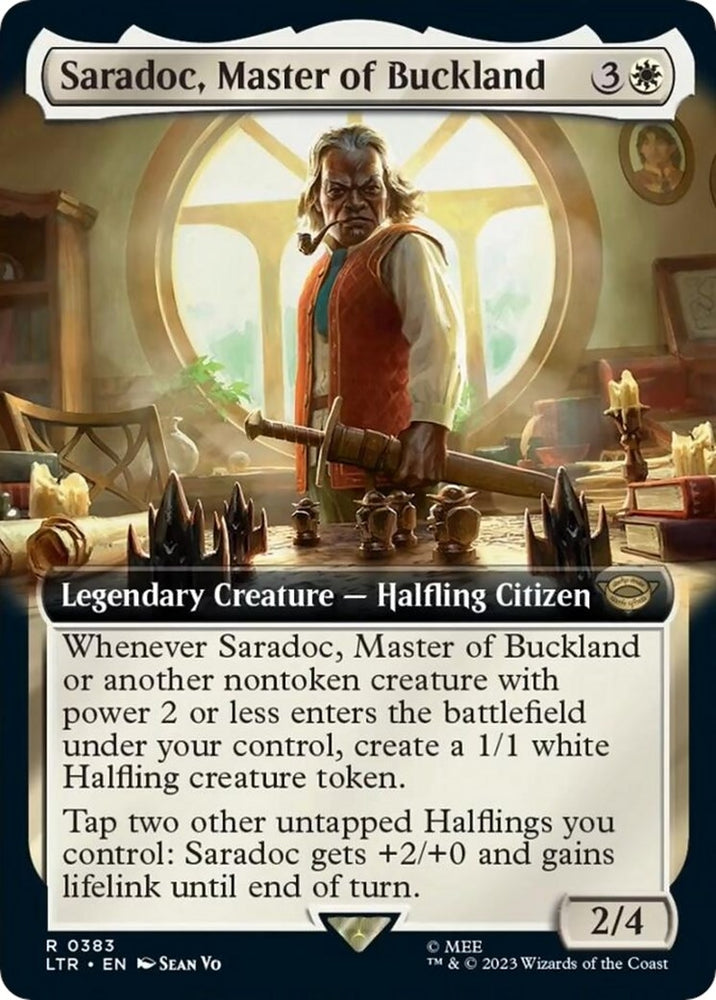Image for Saradoc, Master of Buckland (Extended Art) (383) [Universes Beyond: The Lord of the Rings: Tales of Middle-earth]