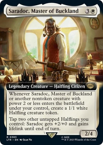 Image for Saradoc, Master of Buckland (Extended Art) (383) [Universes Beyond: The Lord of the Rings: Tales of Middle-earth]