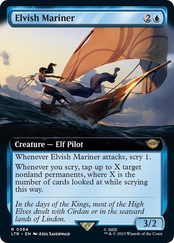 Image for Elvish Mariner (Extended Art) (384) [Universes Beyond: The Lord of the Rings: Tales of Middle-earth]
