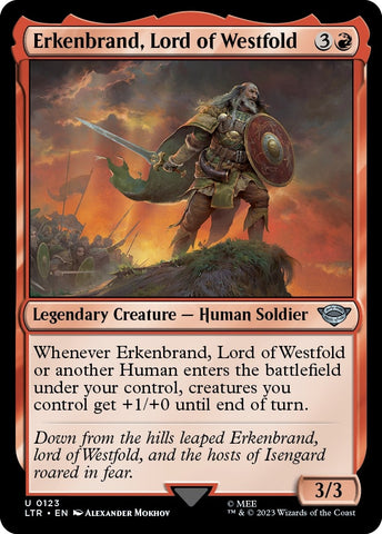 Image for Erkenbrand, Lord of Westfold (123) [Universes Beyond: The Lord of the Rings: Tales of Middle-earth]