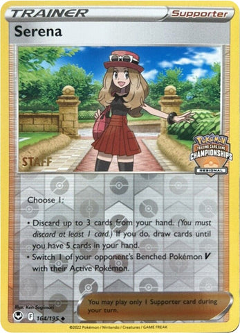 Image for Serena - 164/195 (Regional Championships) [Staff] (164/195) - Pokemon