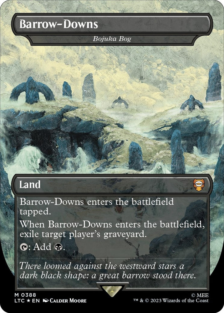 Image for Barrow-Downs - Bojuka Bog (Surge Foil) (388) [Commander: The Lord of the Rings: Tales of Middle-earth]