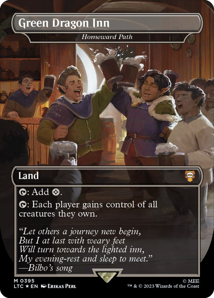 Image for Green Dragon Inn - Homeward Path (Surge Foil) (395) [Commander: The Lord of the Rings: Tales of Middle-earth]
