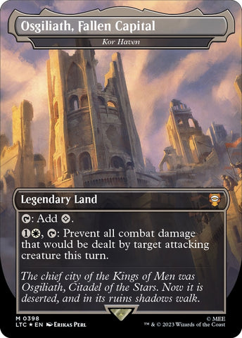 Image for Osgiliath, Fallen Capital - Kor Haven (Surge Foil) (398) [Commander: The Lord of the Rings: Tales of Middle-earth]