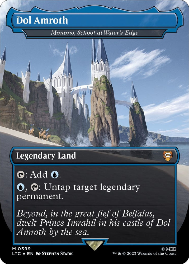 Image for Dol Amroth - Minamo, School at Water's Edge (Surge Foil) (399) [Commander: The Lord of the Rings: Tales of Middle-earth]