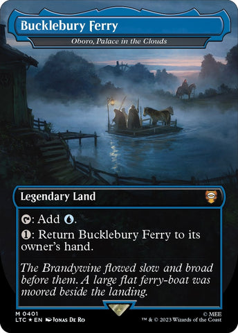 Image for Bucklebury Ferry - Oboro, Palace in the Clouds (Surge Foil) (401) [Commander: The Lord of the Rings: Tales of Middle-earth]