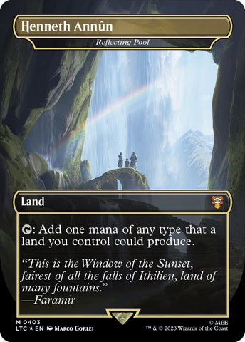 Image for Henneth Annun - Reflecting Pool (Surge Foil) (403) [Commander: The Lord of the Rings: Tales of Middle-earth]