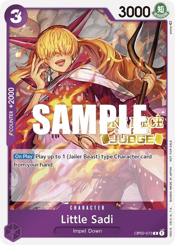 Little Sadi (Judge) (OP02-073) (One Piece Promotion Cards)