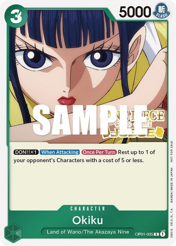 Okiku (Judge) (OP01-035) (One Piece Promotion Cards)