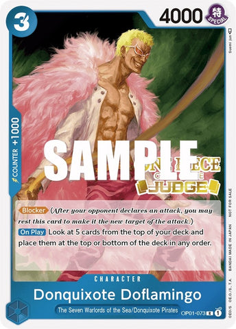 Donquixote Doflamingo (Judge) (OP01-073) (One Piece Promotion Cards)