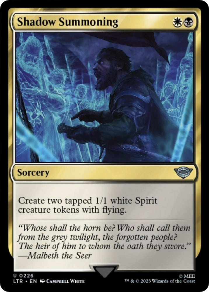 Image for Shadow Summoning (226) [Universes Beyond: The Lord of the Rings: Tales of Middle-earth]