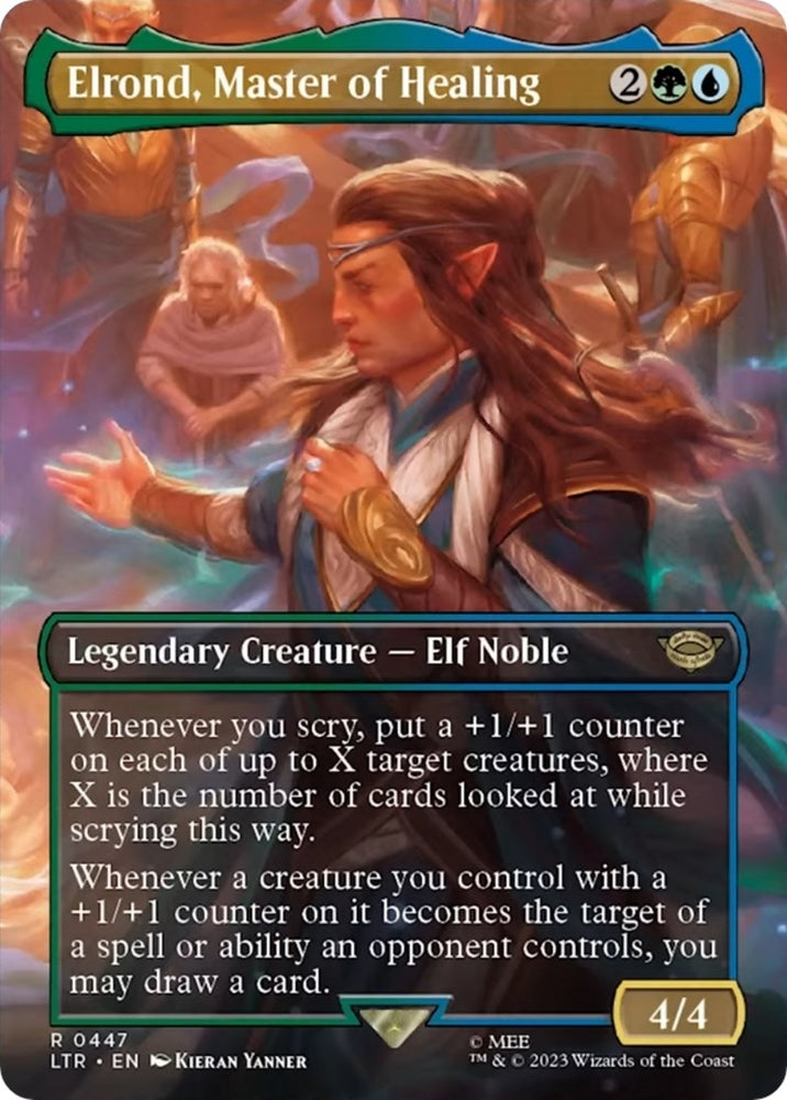 Image for Elrond, Master of Healing (Borderless) (447) [Universes Beyond: The Lord of the Rings: Tales of Middle-earth]