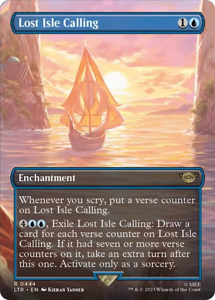 Image for Lost Isle Calling (Borderless) (444) [Universes Beyond: The Lord of the Rings: Tales of Middle-earth]