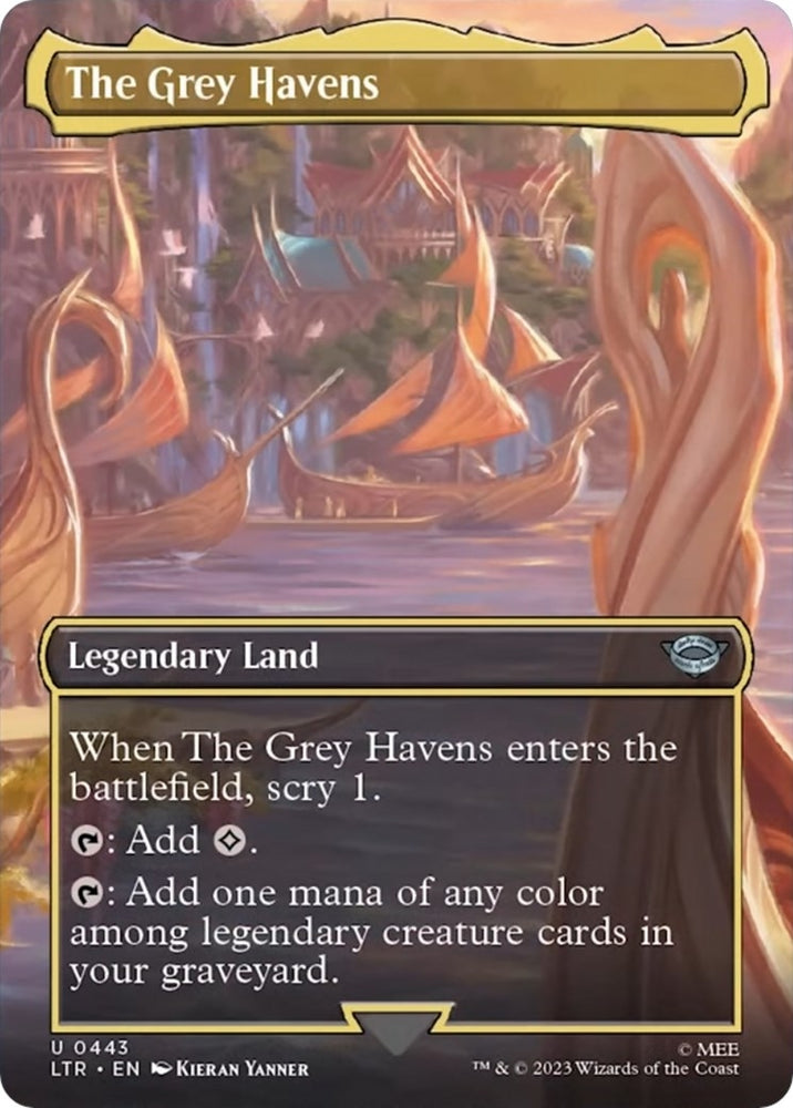 Image for The Grey Havens (Borderless) (443) [Universes Beyond: The Lord of the Rings: Tales of Middle-earth]