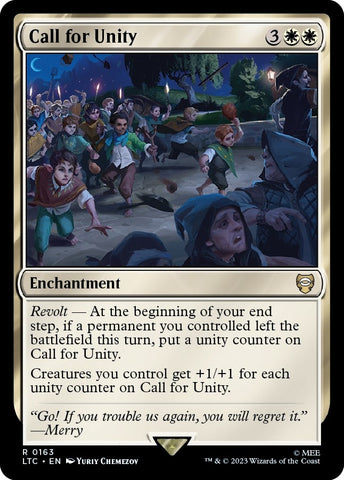 Image for Call for Unity (163) [Commander: The Lord of the Rings: Tales of Middle-earth]