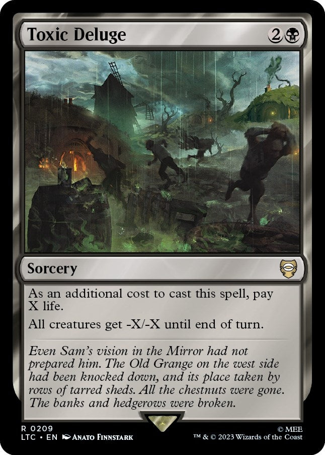 Image for Toxic Deluge (209) [Commander: The Lord of the Rings: Tales of Middle-earth]