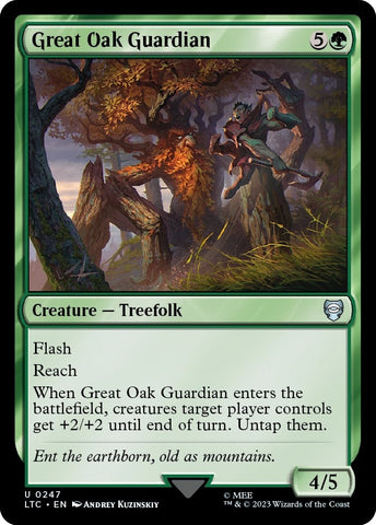 Image for Great Oak Guardian (247) [Commander: The Lord of the Rings: Tales of Middle-earth]