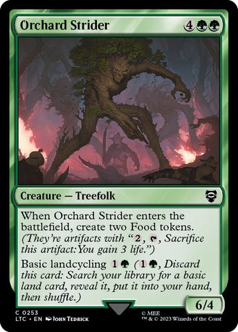 Image for Orchard Strider (253) [Commander: The Lord of the Rings: Tales of Middle-earth]