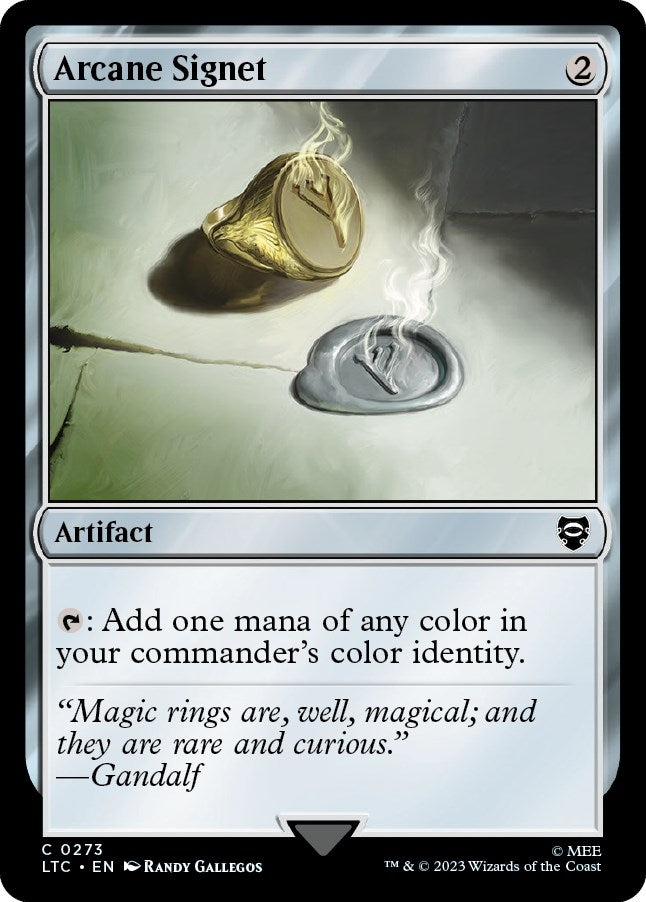 Image for Arcane Signet (273) [Commander: The Lord of the Rings: Tales of Middle-earth]