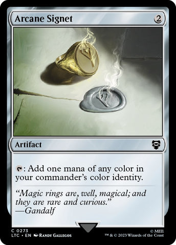 Image for Arcane Signet (273) [Commander: The Lord of the Rings: Tales of Middle-earth]