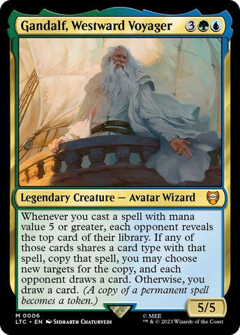 Image for Gandalf, Westward Voyager (6) [Commander: The Lord of the Rings: Tales of Middle-earth]