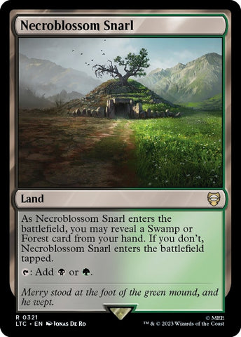 Image for Necroblossom Snarl (321) [Commander: The Lord of the Rings: Tales of Middle-earth]