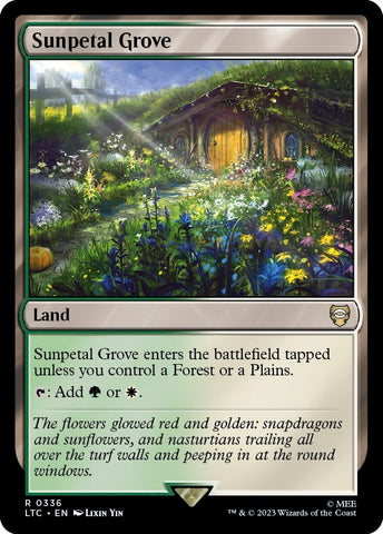 Image for Sunpetal Grove (336) [Commander: The Lord of the Rings: Tales of Middle-earth]