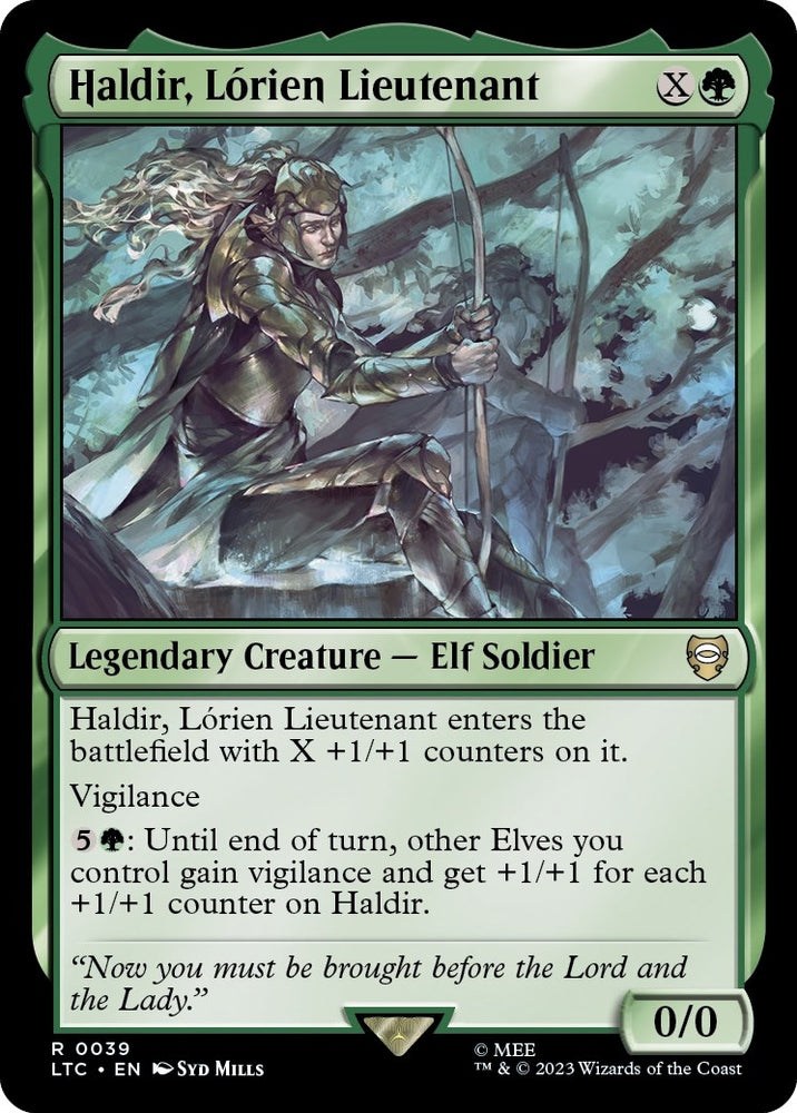 Image for Haldir, Lorien Lieutenant (39) [Commander: The Lord of the Rings: Tales of Middle-earth]