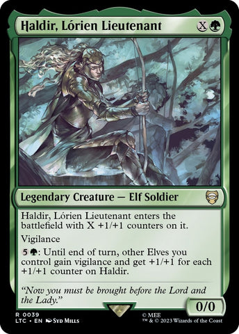 Image for Haldir, Lorien Lieutenant (39) [Commander: The Lord of the Rings: Tales of Middle-earth]